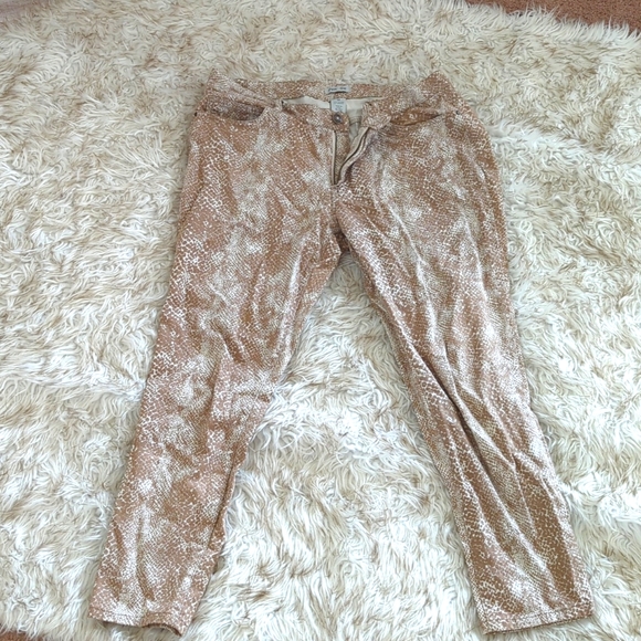 Per Se snake print pattern pants - size 12 - Picture 1 of 7